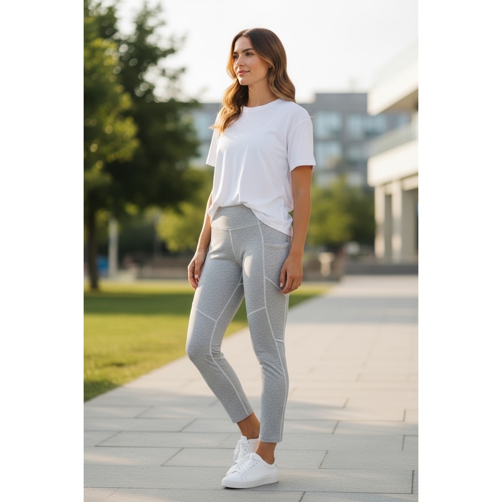 Outdoor Voices Women's Warmup Leggings Gray Athletic Gym Activewear Small NWOT